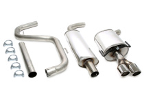 Saab 9-3 YS3F Aero = 2003 -2005, / 2003 - Rostfritt Sportavgassystem Catback TA Technix